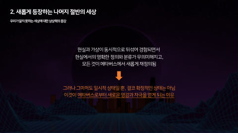 메타버스 · 2021.03.27 28장 — 새롭게 등장하는 나머지 절반의 세상